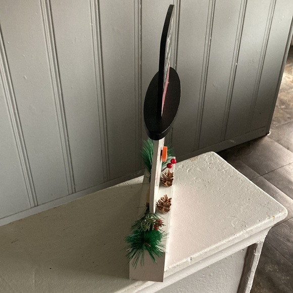 NWT- Wooden Snowman ⛄️ Let It Snow 24 Days To Christmas Countdown Decoration - Picture 13 of 16